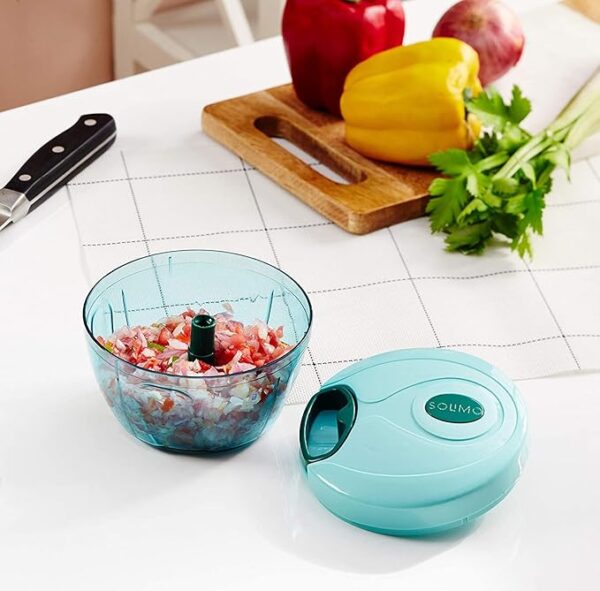 Kitchen Mini Chopper for Veggies & Fruits – 2 Pcs - Image 5